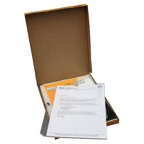 Solo Sheet Protector With Topnotch Pockets Clear A4 SP201 