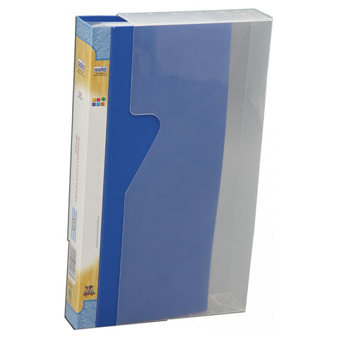 Solo Business Card Holder With Case 1x480 Cards Blue BC808 