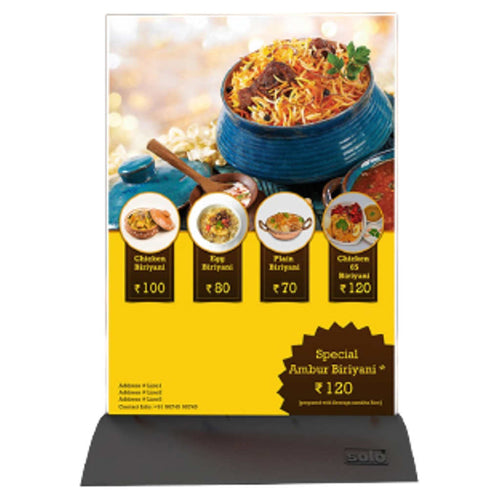 Solo Acrylic Sign Holder A6 ASHA6 
