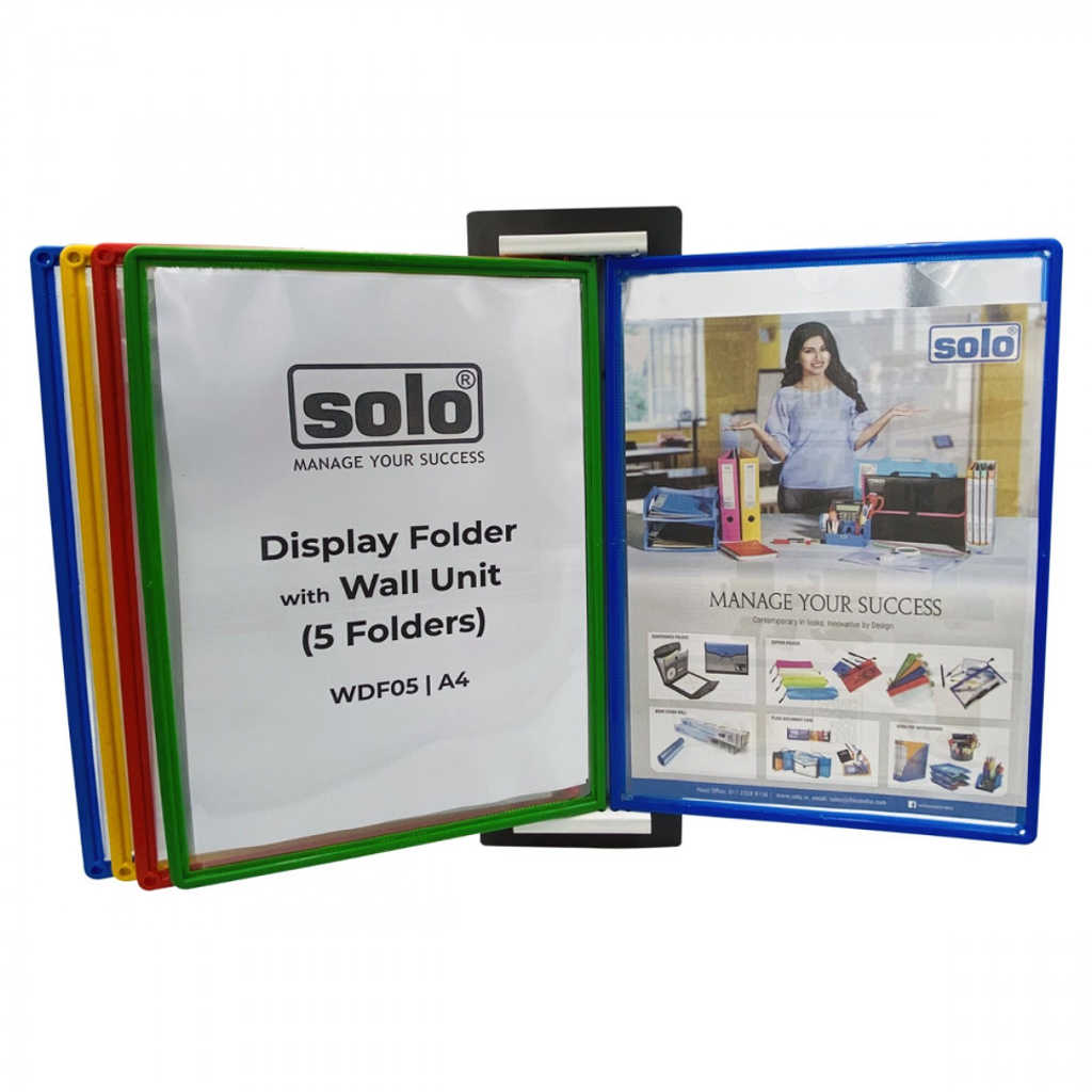 Solo Display Folder With Wall Unit 5 Folder WDF05 