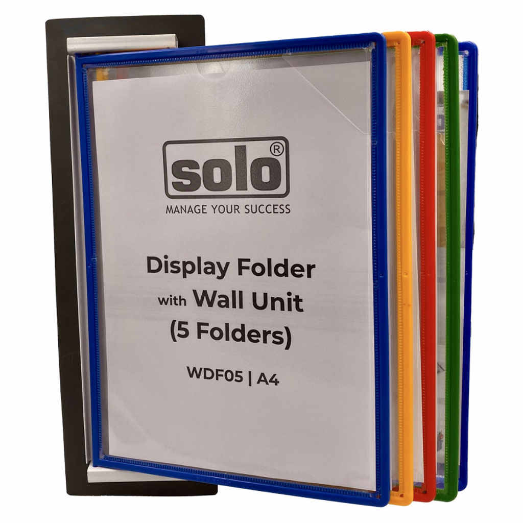 Solo Display Folder With Wall Unit 5 Folder WDF05