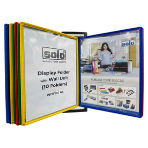 Solo Display Folder With Wall Unit 10 Folder WDF10 