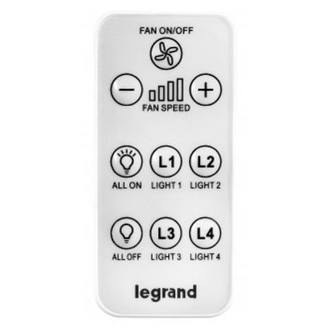 Legrand Lyncus Remote Control Hand Unit White 6773 03 