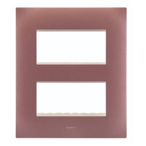 Legrand Lyncus Plate With Frame 2x4M Alu Sun Set 6775 69 