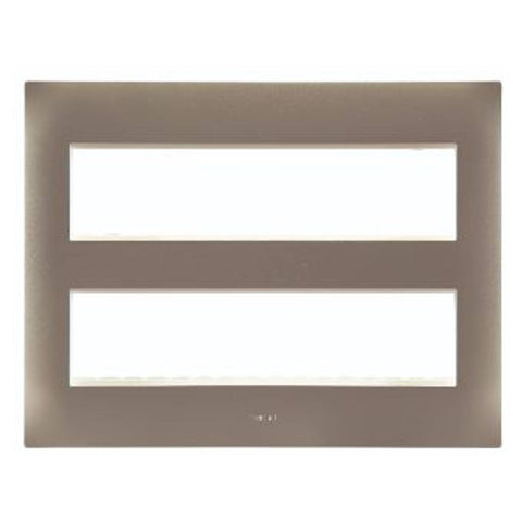 Legrand Lyncus Plate With Frame 16M Champagne 6775 96 