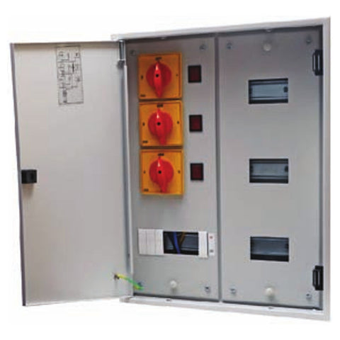 BCH Phase Selector Distribution Box Double Door 63A 6 Way BCHPHSLDD06W-63 