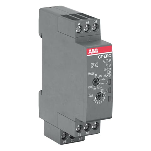 ABB CT-ERC.22 Single Function Electronic Time Relay 1SVR508100R0100 