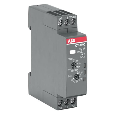 ABB CT-AHC.12 Single Function Electronic Time Relay 1SVR508110R0000 
