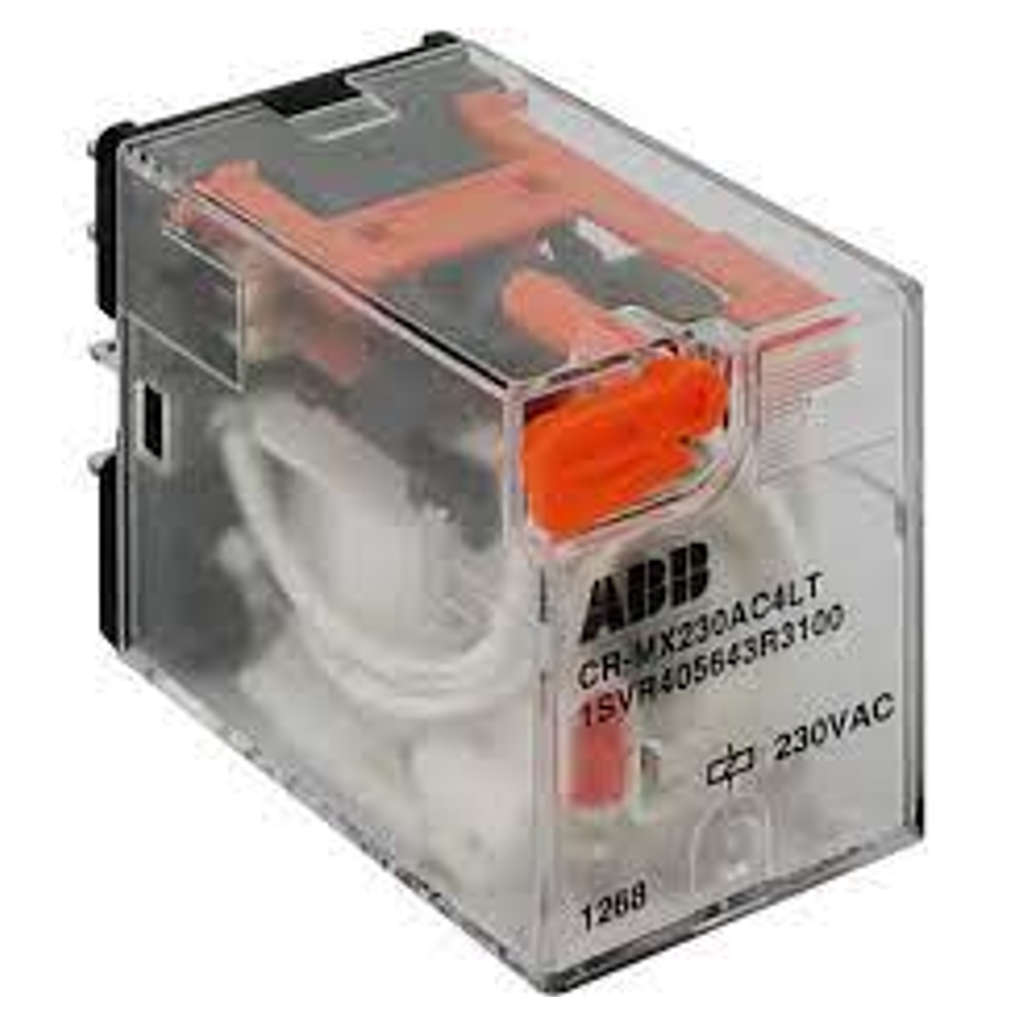 ABB Pluggable Interface Relay CR-MX With Integrated LED & Test Button 2 c/o