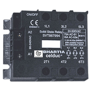 BCH SVT Series DC Control Solid State Relay Zero Cross With LED Three Phase 50A SVT864374 
