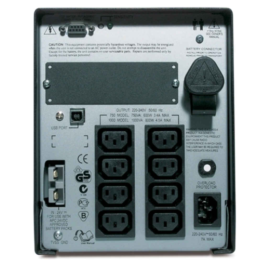 APC Smart-UPS XL 1000VA USB & Serial No Battery 230V SUA1000UXI