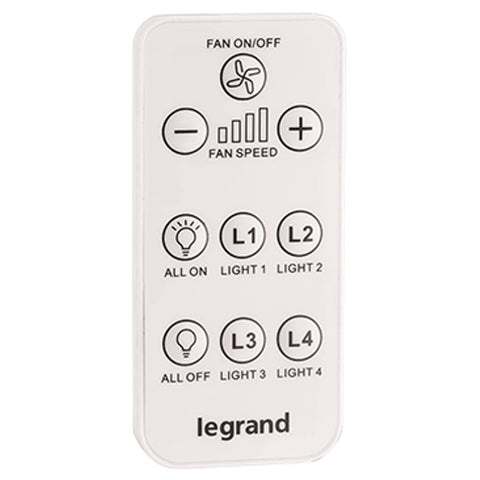Legrand Myrius Nextgen Remote Control Hand Unit White 6793 03 