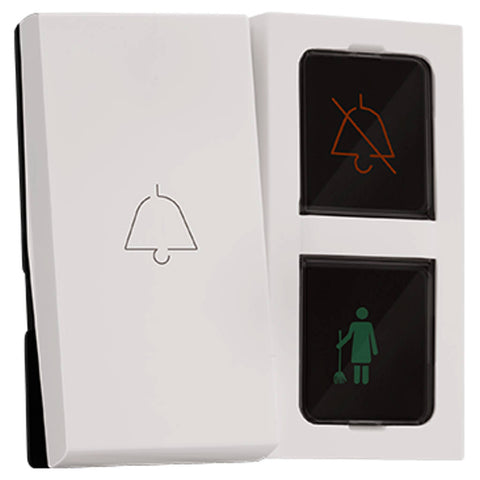 Legrand Myrius Nextgen DND & CMR Indicator Bell Push  1+1M White 6792 56 