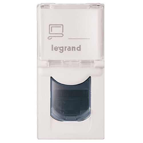 Legrand Myrius Nextgen RJ45 Utp Cat 5Tool Lss With Shutter 1M White 6792 64 