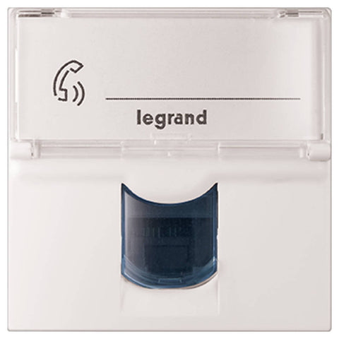 Legrand Myrius Nextgen RJ45 Utp Cat 6 Tool Less With Shutter 2M White 6792 66 