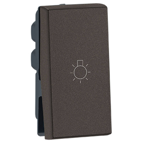 Legrand Myrius Nextgen Switch With Light Marking 1Way 1M 6A Charcoal Grey 6794 03 