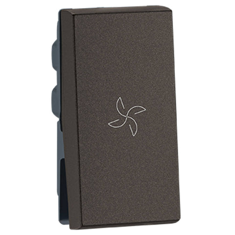Legrand Myrius Nextgen Switch With Fan Marking 1Way 1M 6A Charcoal Grey 6794 04 