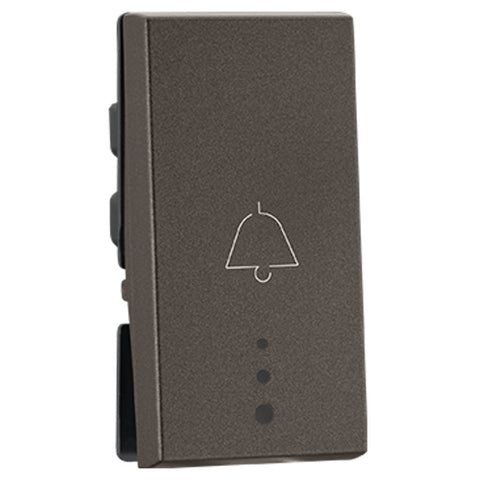 Legrand Myrius Nextgen Bell Push With Indicator 1Way 1M 6A Charcoal Grey 6794 21 