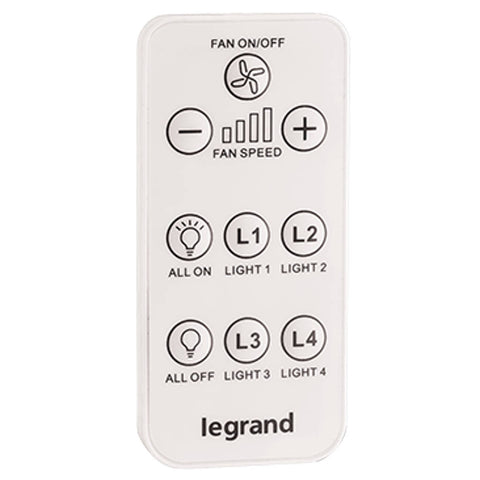 Legrand Myrius Nextgen Remote Control Hand Unit White 6793 03 