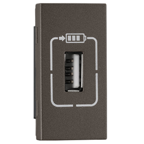 Legrand Myrius Nextgen USB Charger Type A  1500mA 1M Charcoal Grey 6794 88 