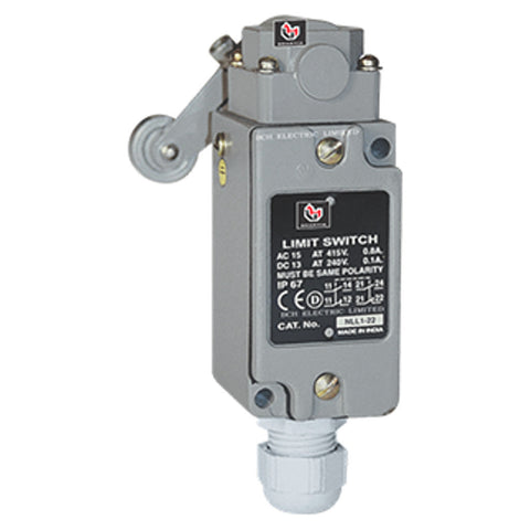 BCH Heavy Duty Limit Switch With General Purpose Angular Roller LLGS 