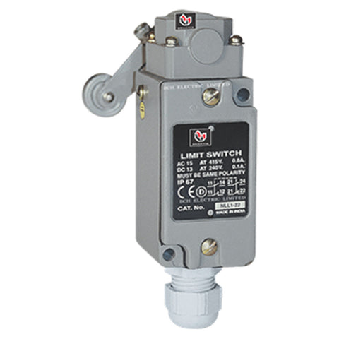 BCH Oil Tight Limit Switch With Spare Lever 76.2mm SP40L2 