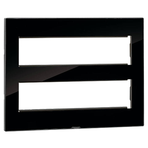 Legrand Myrius Nextgen Plate With Frame 16M Ice Black 6795 56 