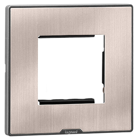 Legrand Myrius Nextgen Plate With Frame 2M Pearl Champagne 6795 62 