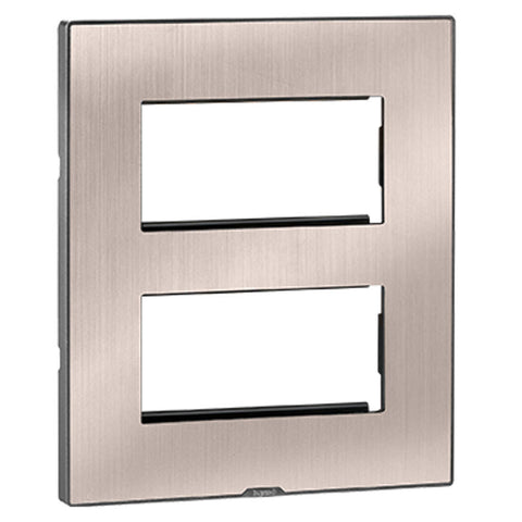 Legrand Myrius Nextgen Plate With Frame 2x4M Pearl Champagne 6795 69 