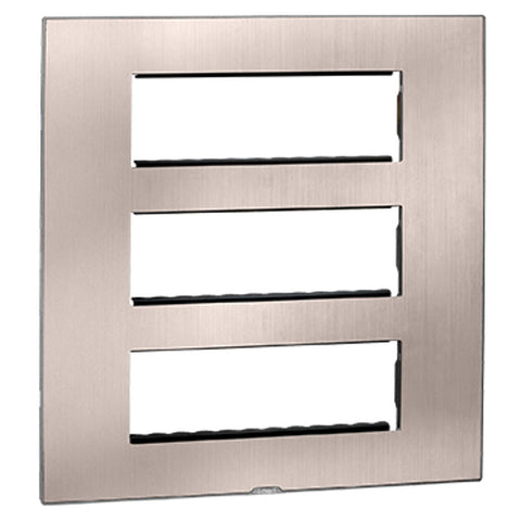 Legrand Myrius Nextgen Plate With Frame 18M Pearl Champagne 6795 78 