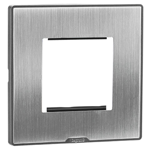 Legrand Myrius Nextgen Plate With Frame 2M Sonic Silver 6765 82 