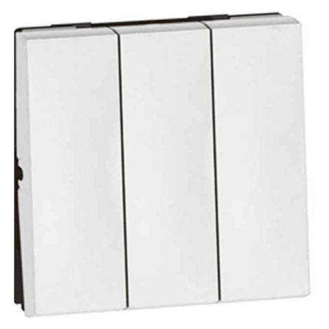 Legrand Arteor Switch 3 Gang 1Way 2M 20A White 5720 43 