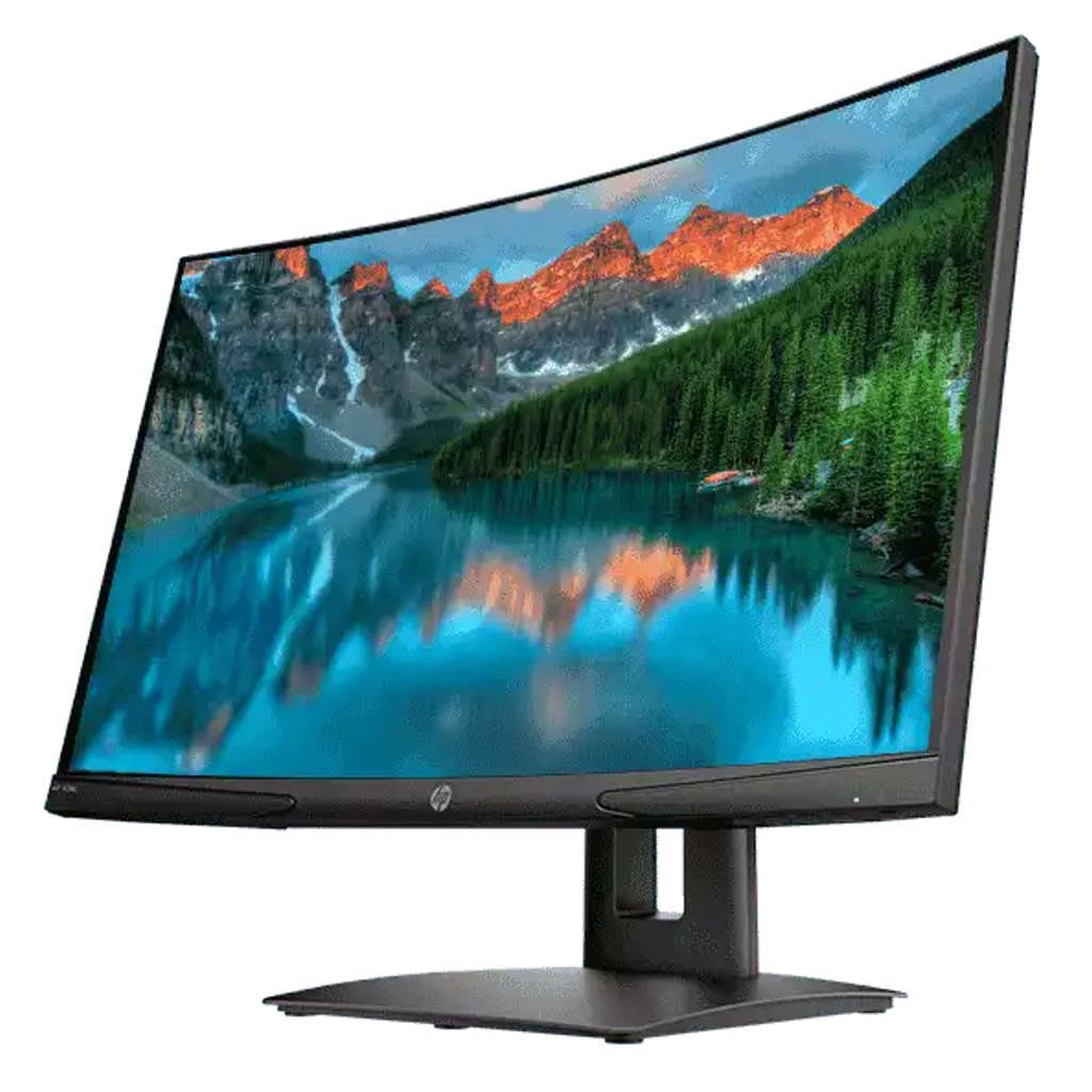 HP X24c Curved Full HD Gaming Monitor 23.6Inch 13Q95AA