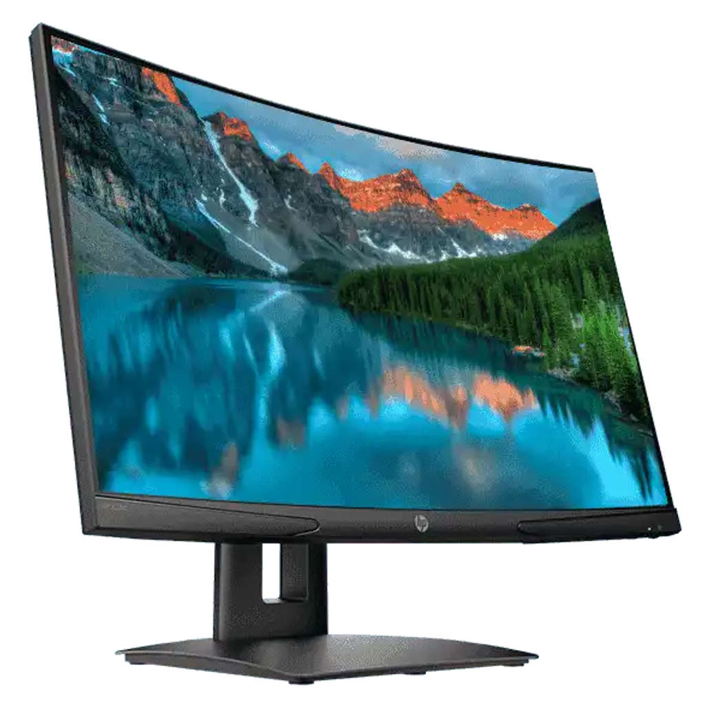 HP X24c Curved Full HD Gaming Monitor 23.6Inch 13Q95AA