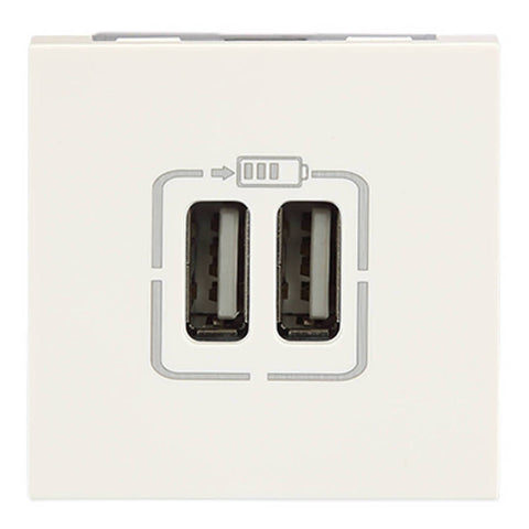 Legrand Arteor Double USB Charger 2400mA 2M 5734 22 