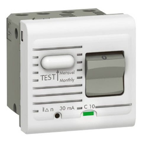 Legrand Arteor RCBO SPN 30mA 2M 16A White 5734 85 