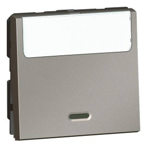 Legrand Arteor Switch With Indicator SP & Label Holder 2Way 2M 10A Magnesium 5725 37 