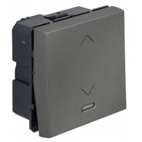 Legrand Arteor Switch With Indicator SP 2Way 2M 20A Magnesium 5725 42 