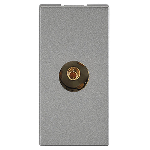 Legrand Arteor TV Coaxial Socket 1M Magnesium 5736 25 