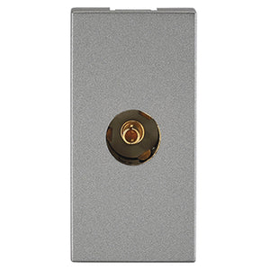 Legrand Arteor TV Coaxial Socket 1M Magnesium 5736 25 