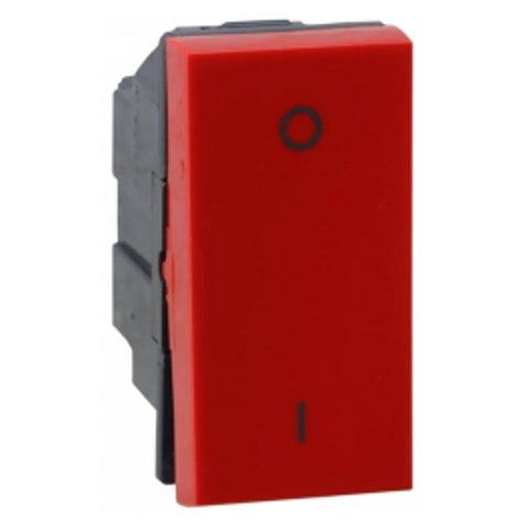 Legrand Arteor Dedicated Switch DP 1Way 1M 20A Red 5738 02 