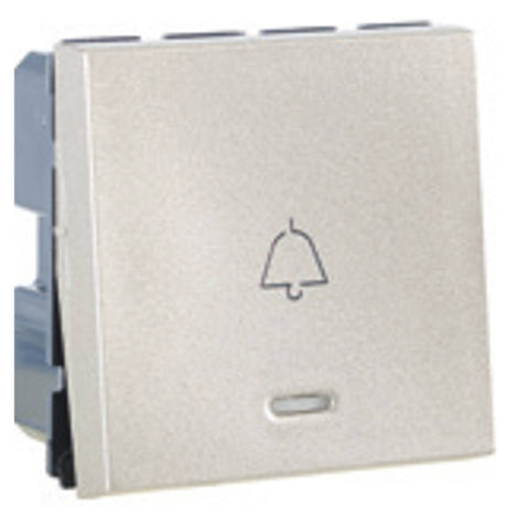 Legrand Arteor Bell Push Switch With Indicator SP 1Way 2M 6A Champagne 5748 26 