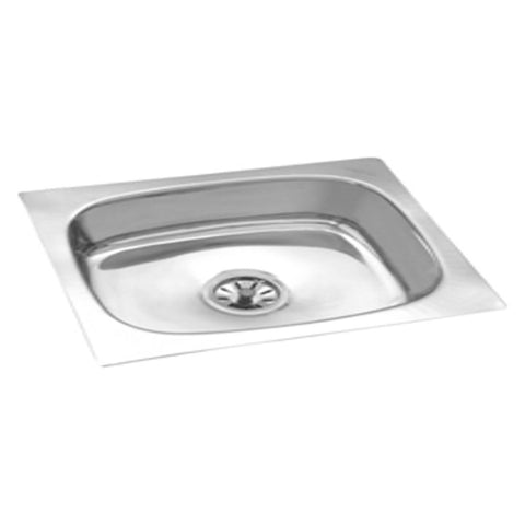 KAG Infinix C Bend / Flat Single Kitchen Sink (24 X 18 X 10 Inches) 