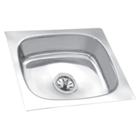 KAG Infinix C Bend / Flat Project Kitchen Sink (24 X 18 X 8 Inches) 