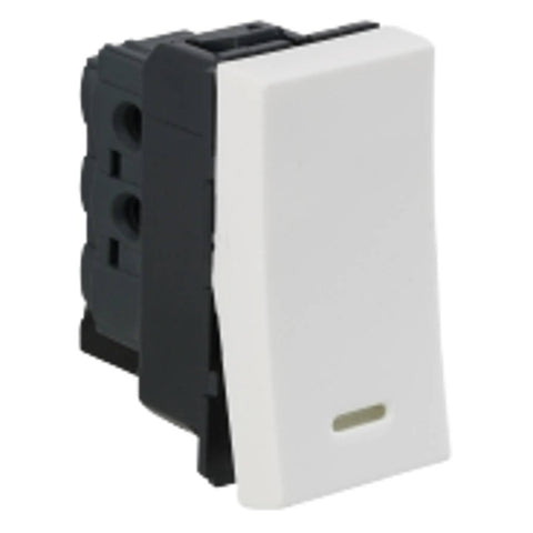 Legrand Arteor Switch With Indicator SP 1Way Middle 1M 6A White 5733 03 