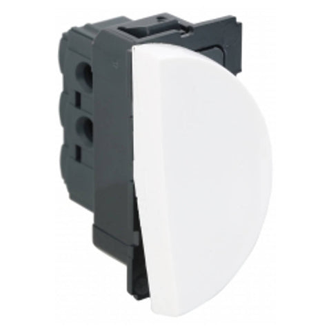 Legrand Arteor Push Button Switch SP 1Way Right 1M 6A White 5733 11 