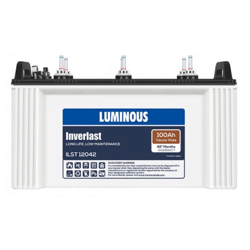 Luminous Inverlast Tubular Inverter Battery 100Ah ILST12042 