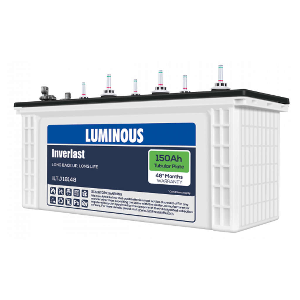 Luminous Inverlast Tubular Inverter Battery 150Ah ILTJ18148