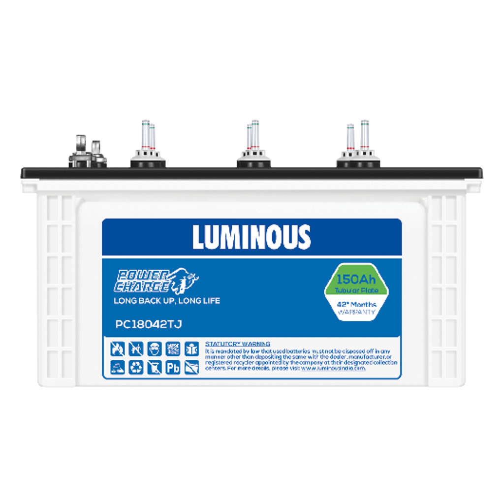 Luminous Power Charge Tubular Inverter Battery 150Ah PC18042TJ 