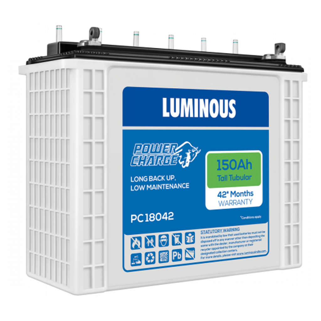 Luminous Power Charge Tubular Inverter Battery 150Ah PC18042